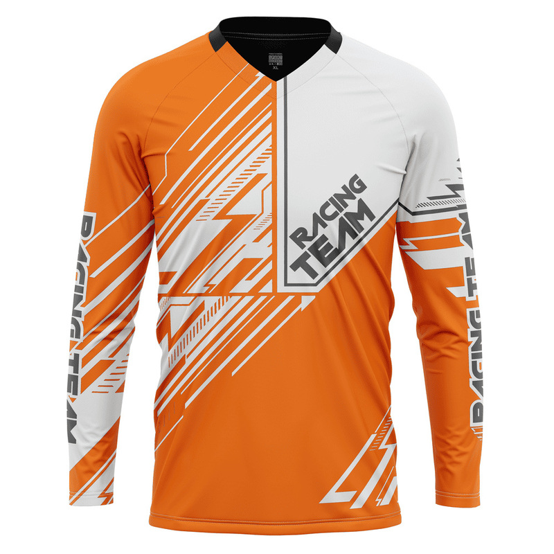 Bluza tehnica Proride Wireframe HiViz Jersey pentru XC, Enduro & Downhill