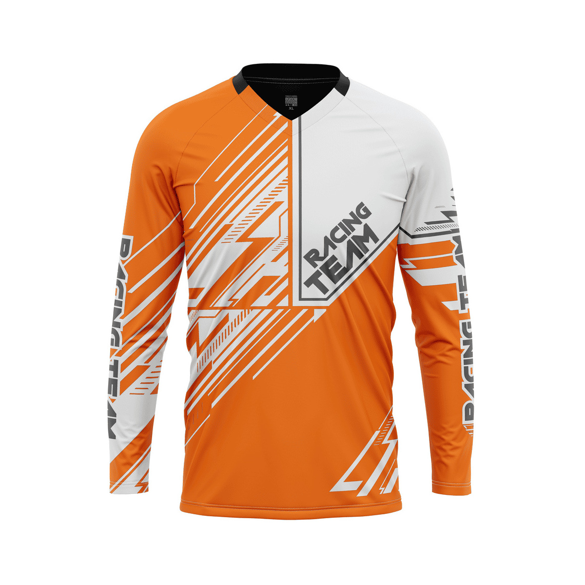 Bluza tehnica Proride Wireframe HiViz Jersey pentru XC, Enduro & Downhill