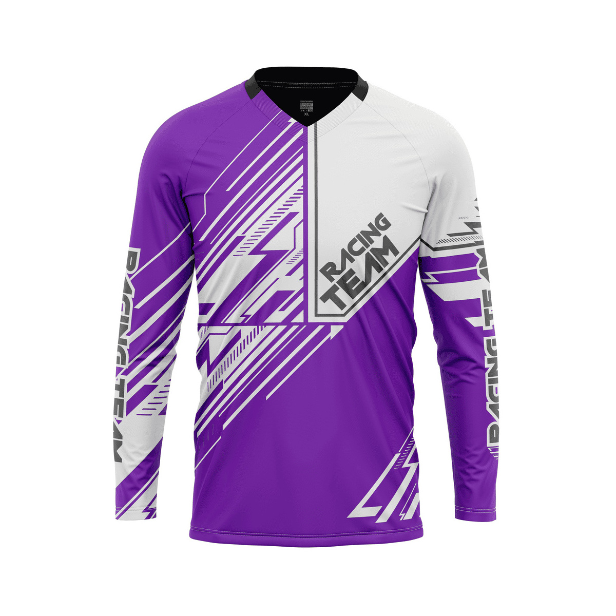 Bluza tehnica Proride Wireframe HiViz Jersey pentru XC, Enduro & Downhill