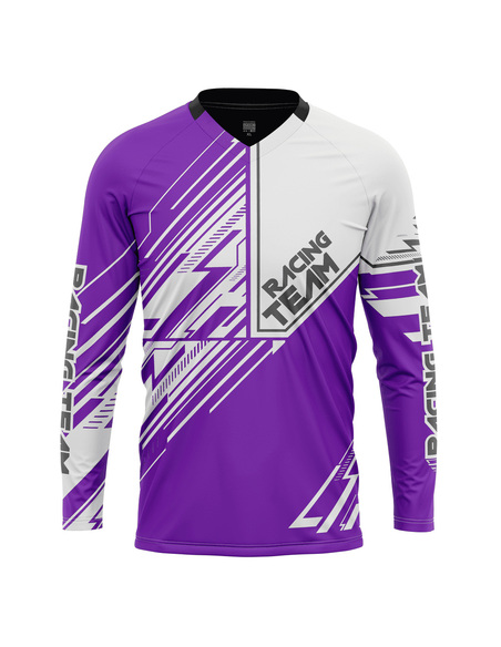 Bluza tehnica Proride Wireframe HiViz Jersey pentru XC, Enduro & Downhill
