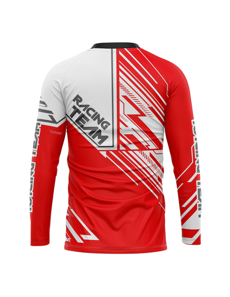 Bluza tehnica Proride Wireframe HiViz Jersey pentru XC, Enduro & Downhill
