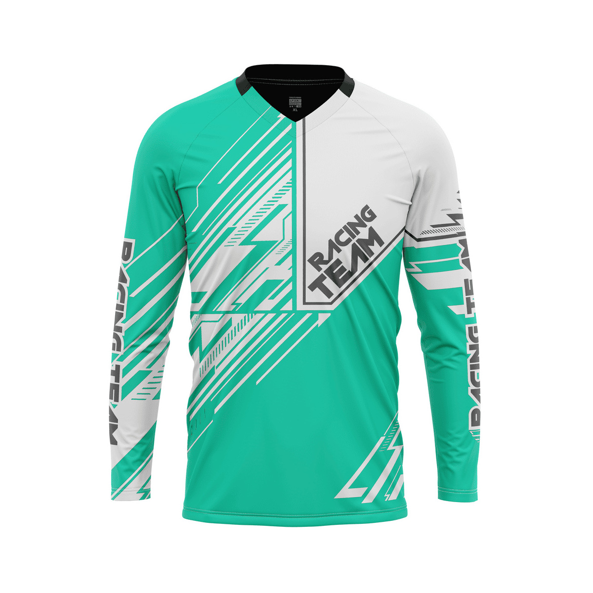 Bluza tehnica Proride Wireframe HiViz Jersey pentru XC, Enduro & Downhill
