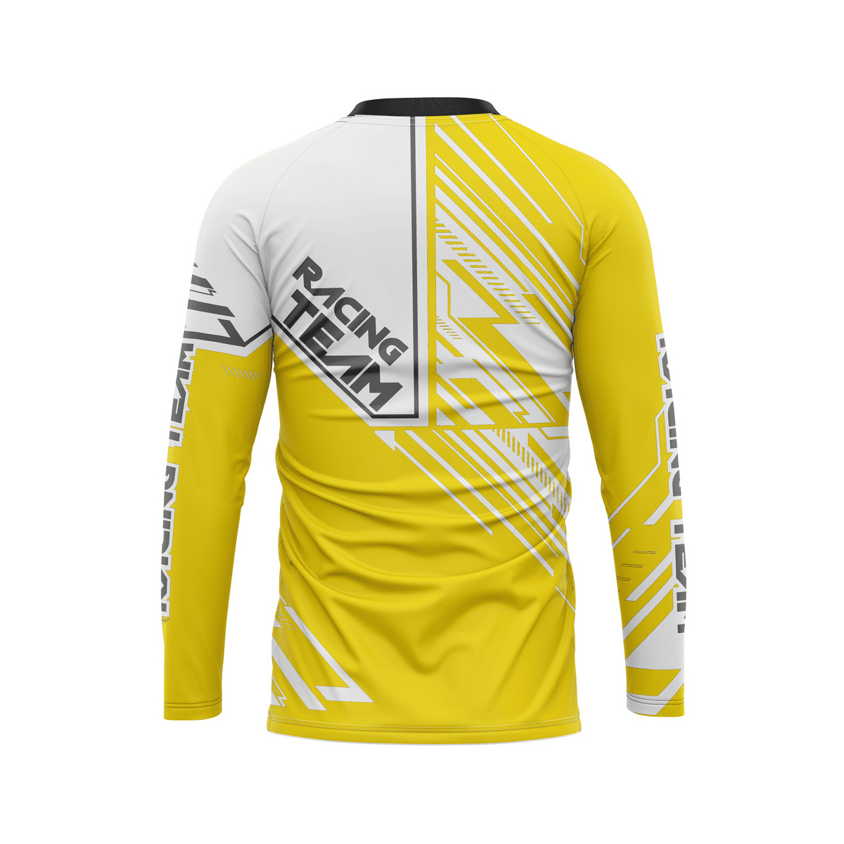 Bluza tehnica Proride Wireframe HiViz Jersey pentru XC, Enduro & Downhill