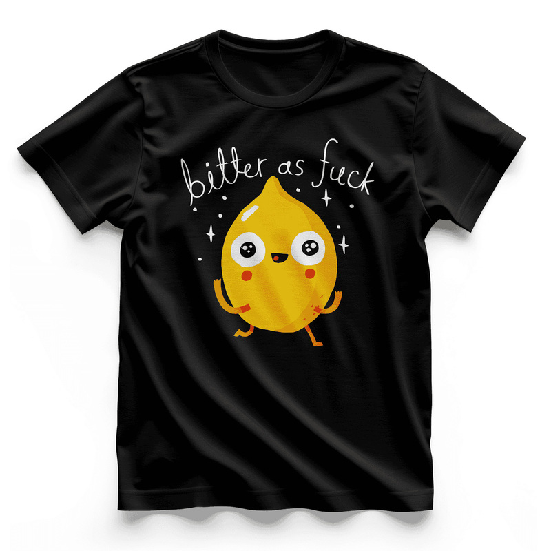 Tricou din bumbac organic personalizat - Bitter AF