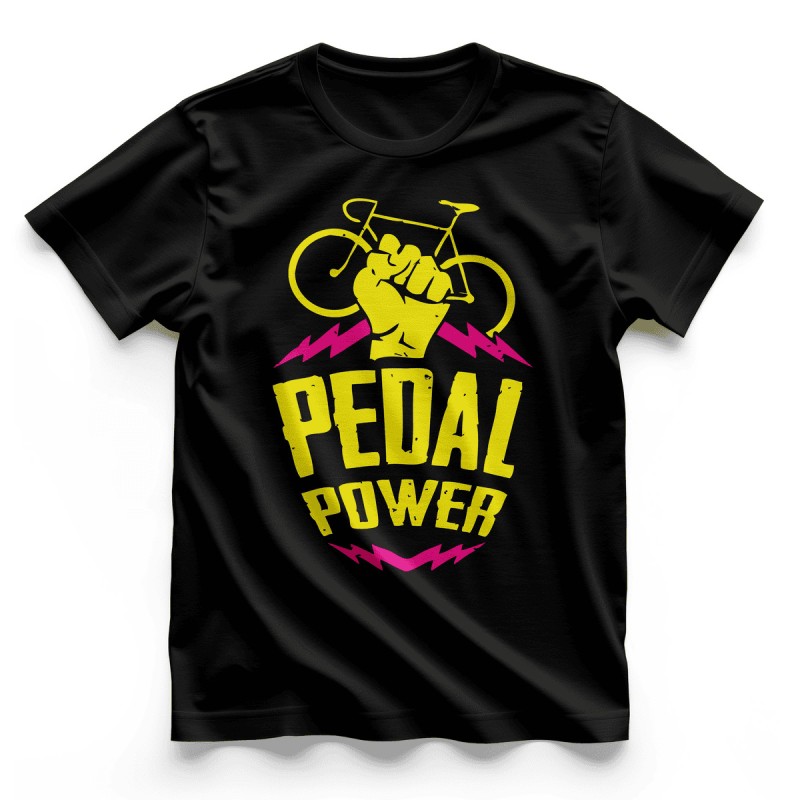 Tricou din bumbac organic personalizat - Pedal Power