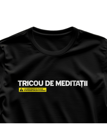 Tricou de meditatii