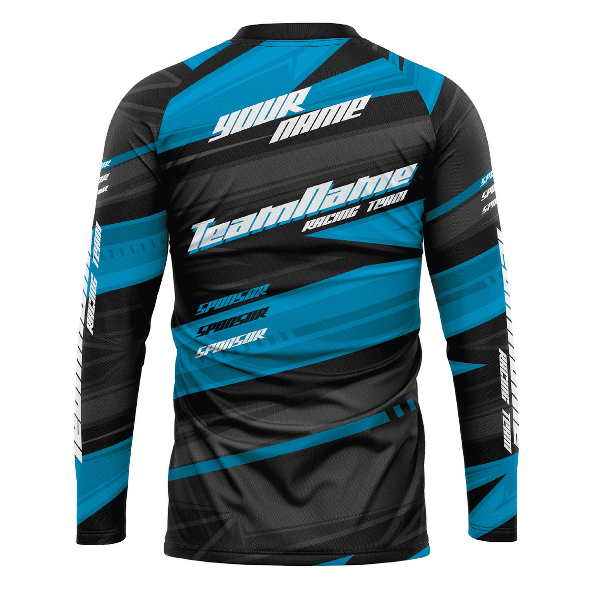 Bluza personalizata Proride Arrows Jersey Enduro - Downhill Black/Yellow