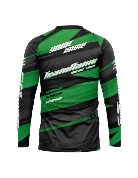 Bluza personalizata Proride Arrows Jersey Enduro - Downhill Black/Yellow