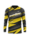 Bluza personalizata Proride Arrows Jersey Enduro - Downhill Black/Yellow