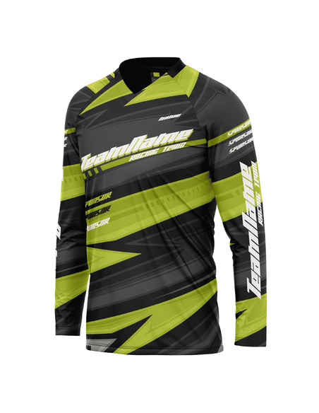 Bluza personalizata Proride Arrows Jersey Enduro - Downhill Black/Yellow
