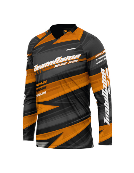 Bluza personalizata Proride Arrows Jersey Enduro - Downhill Black/Yellow