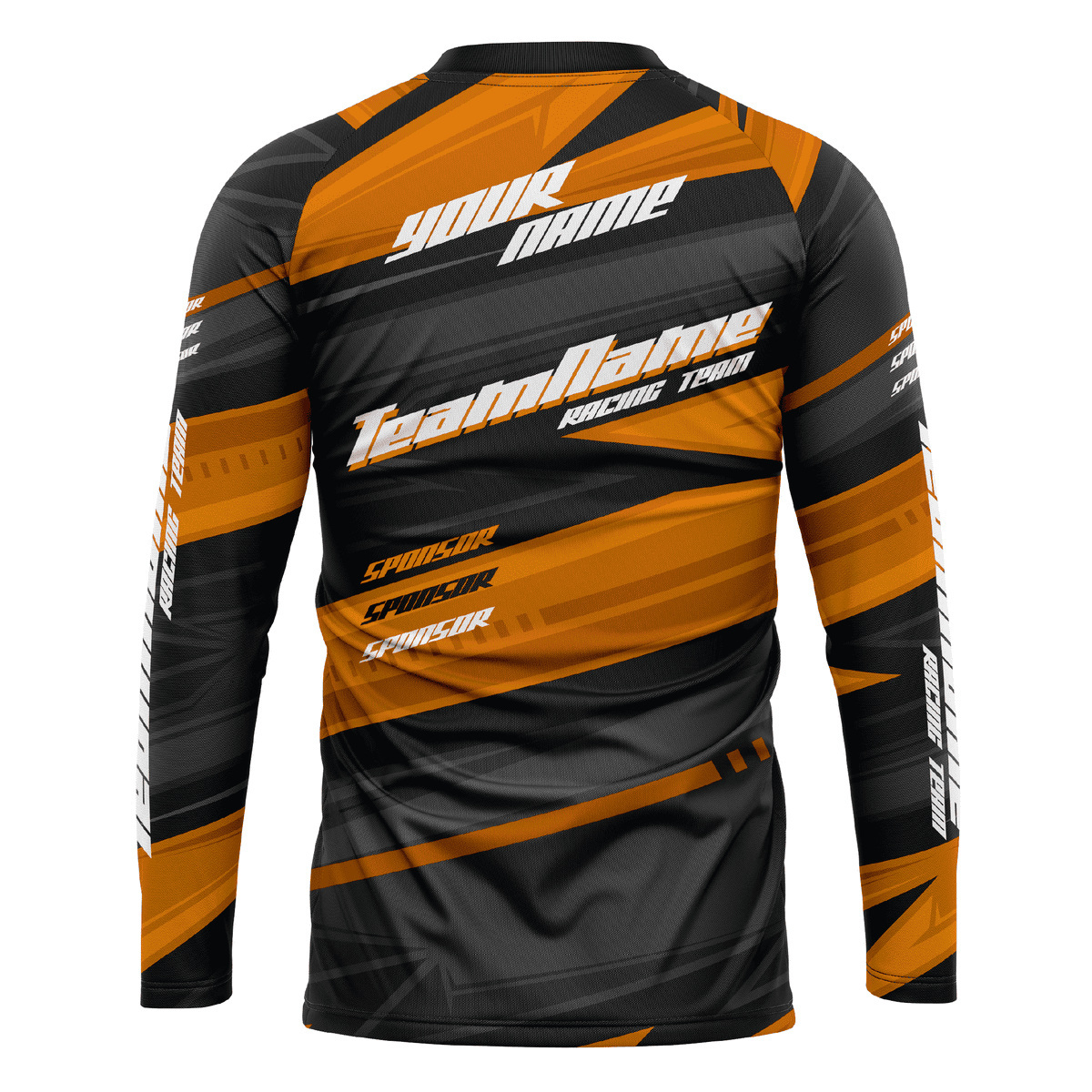 Bluza personalizata Proride Arrows Jersey Enduro - Downhill Black/Yellow