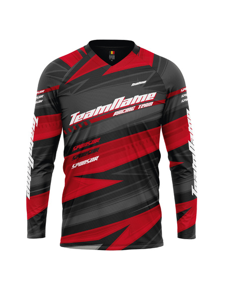 Bluza personalizata Proride Arrows Jersey Enduro - Downhill Black/Yellow