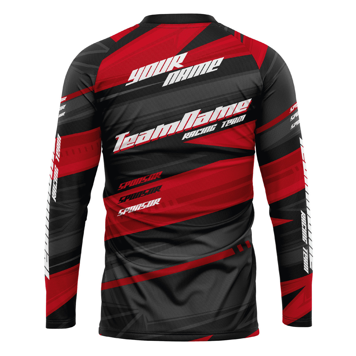 Bluza personalizata Proride Arrows Jersey Enduro - Downhill Black/Yellow