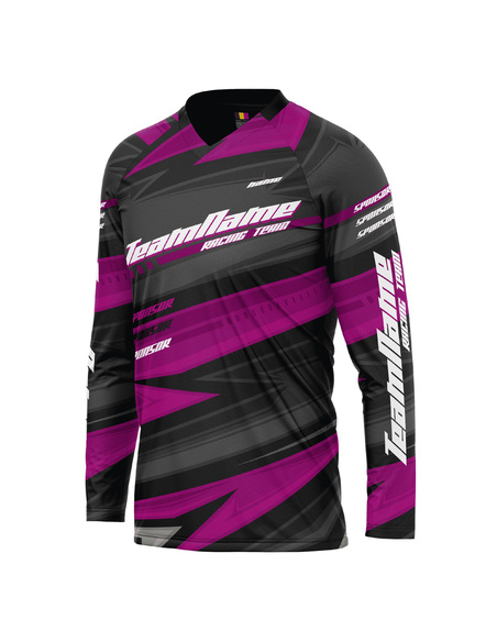Bluza personalizata Proride Arrows Jersey Enduro - Downhill Black/Yellow