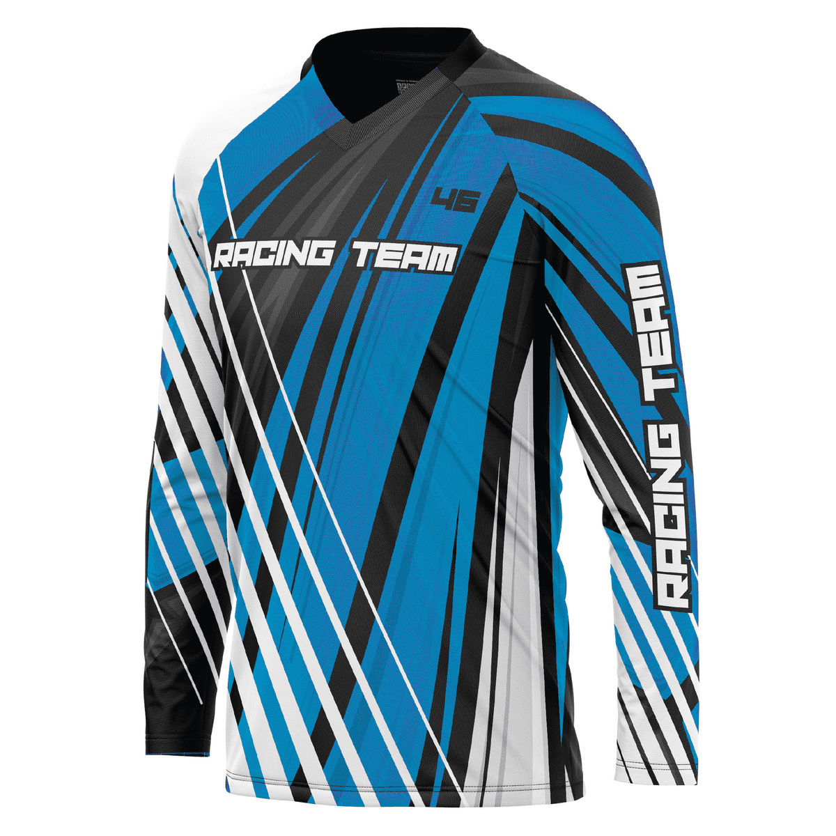 Bluza personalizata Proride Stripes Jersey pentru XC, Enduro & Downhill