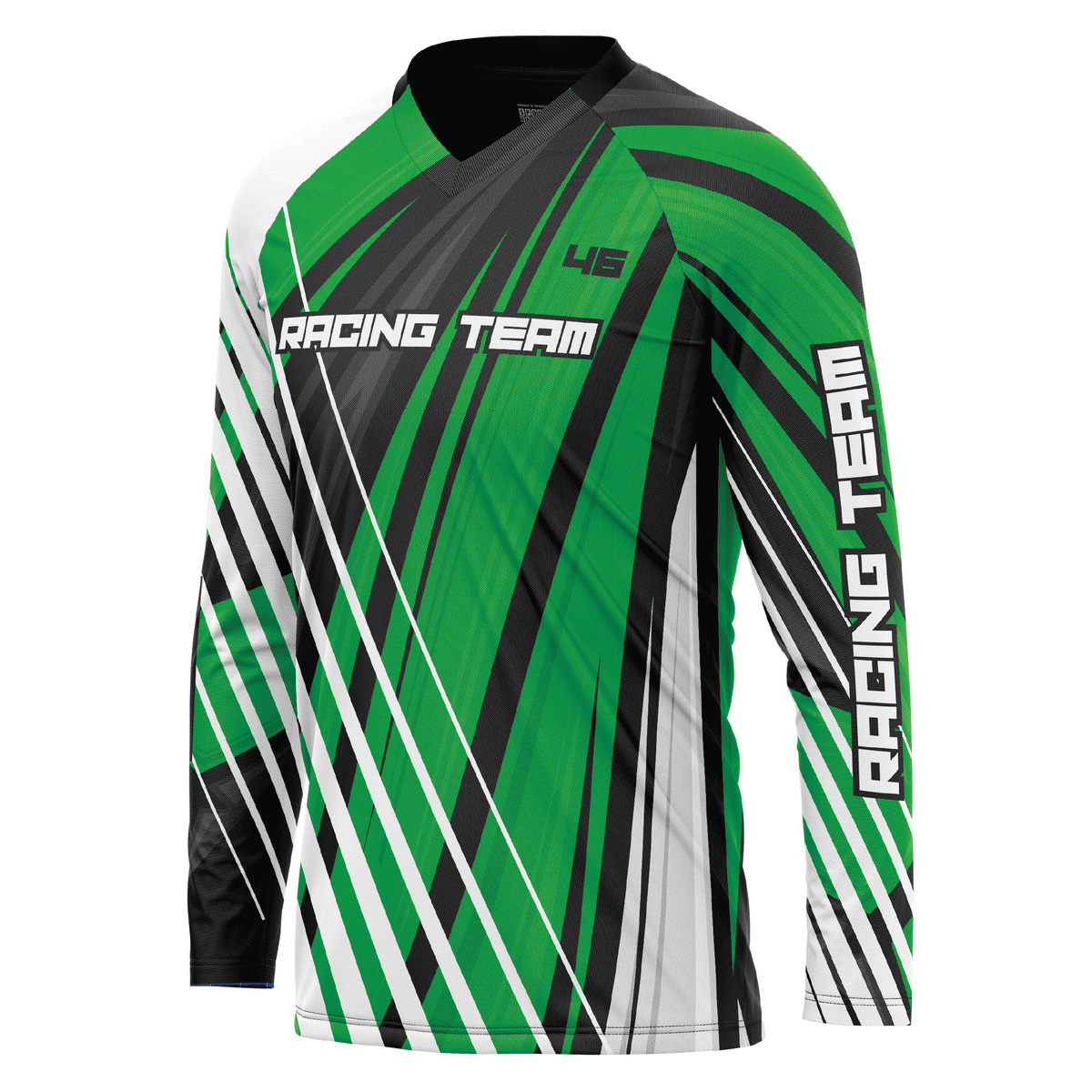 Bluza personalizata Proride Stripes Jersey pentru XC, Enduro & Downhill