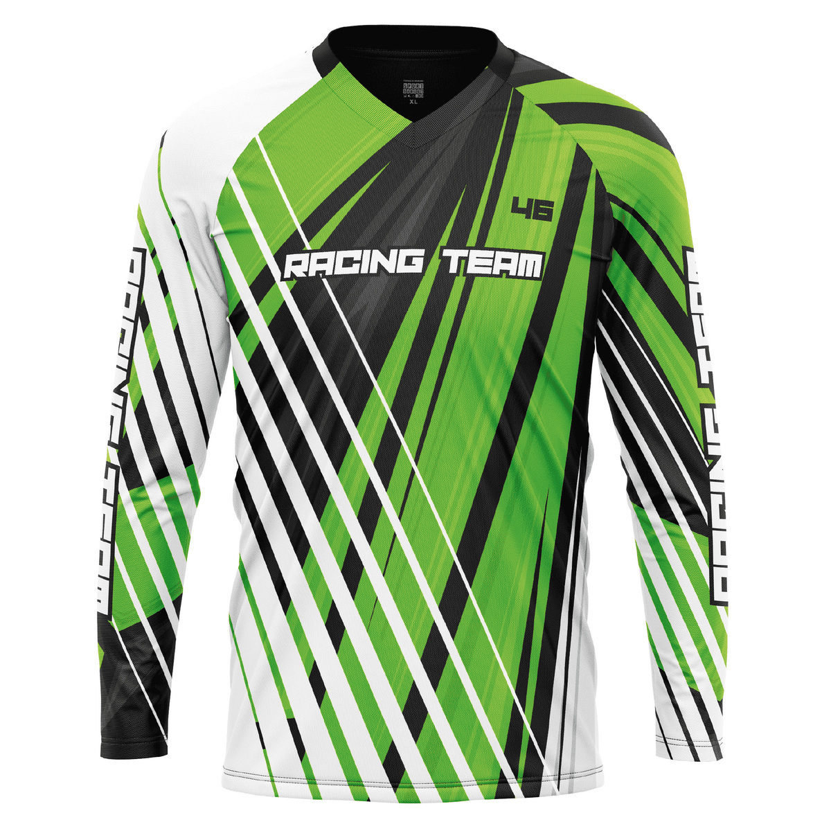 Bluza personalizata Proride Stripes Jersey pentru XC, Enduro & Downhill