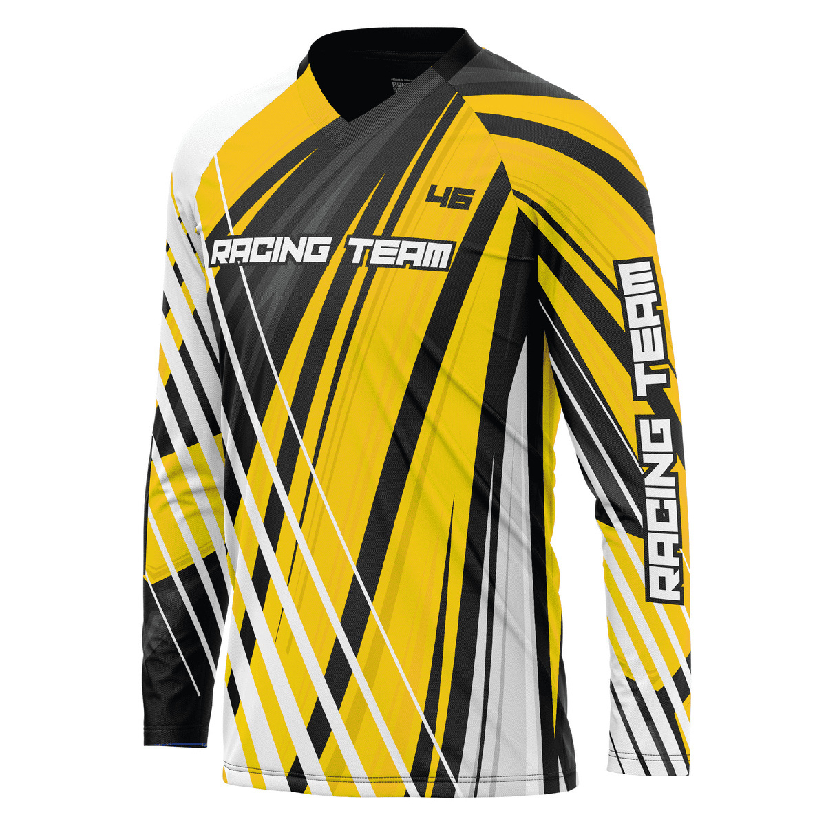 Bluza personalizata Proride Stripes Jersey pentru XC, Enduro & Downhill