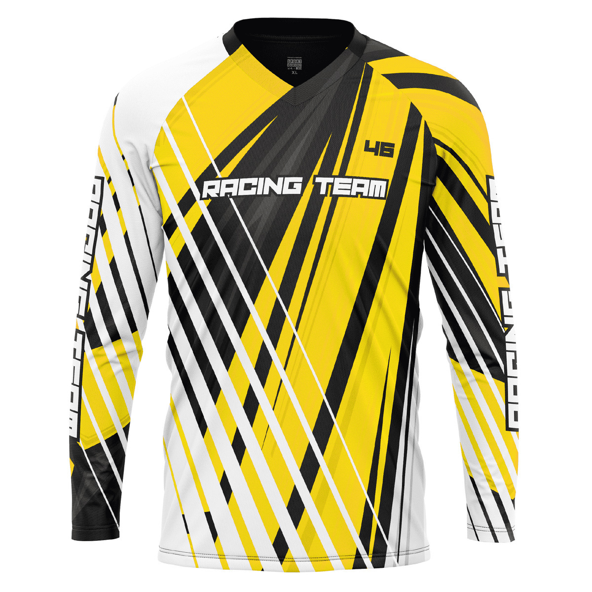 Bluza personalizata Proride Stripes Jersey pentru XC, Enduro & Downhill