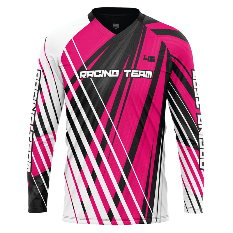Bluza personalizata Proride Stripes Jersey pentru XC, Enduro & Downhill