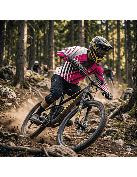 Bluza tehinca Proride Stripes Jersey pentru XC, Enduro & Downhill