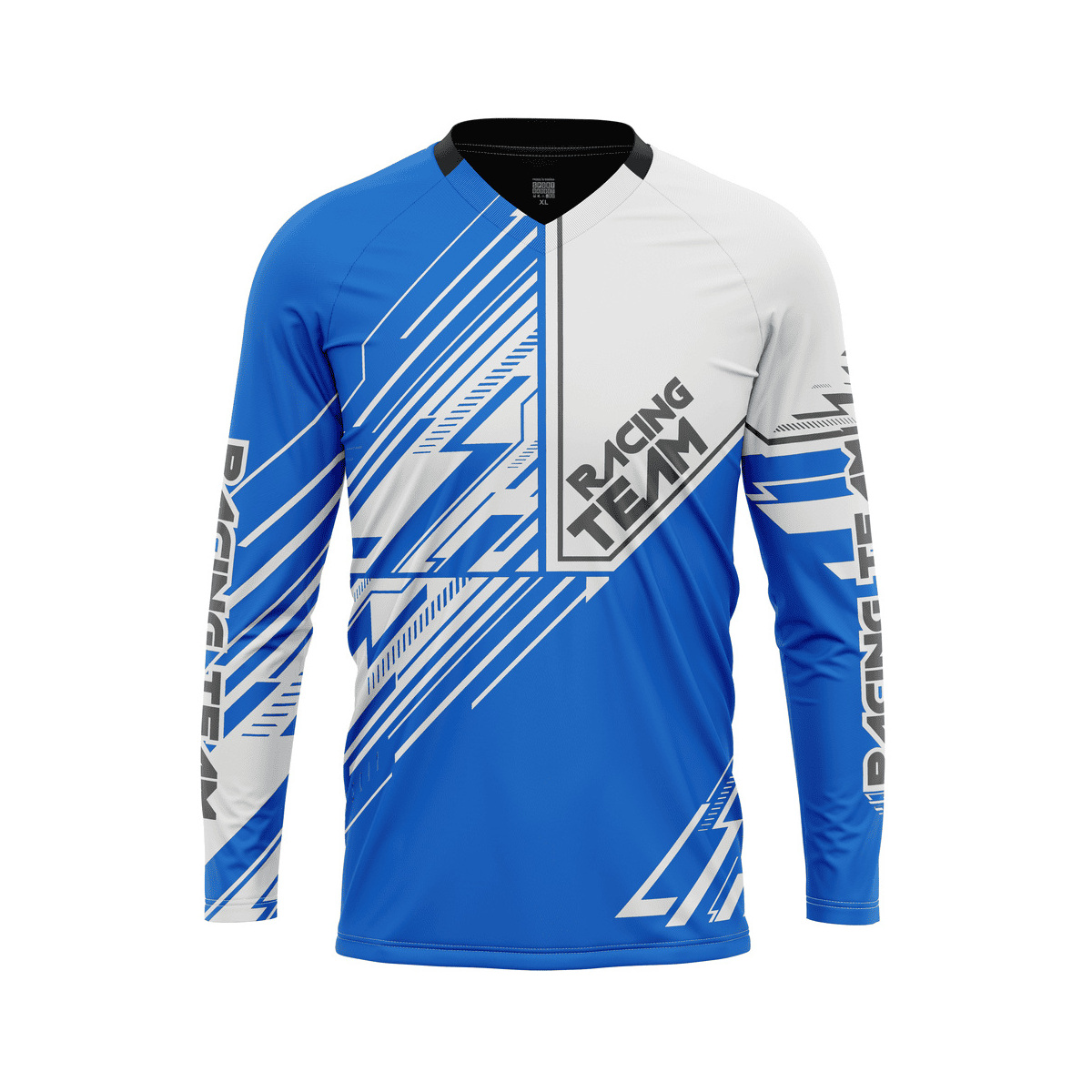 Bluza tehnica Proride Wireframe HiViz Jersey pentru XC, Enduro & Downhill