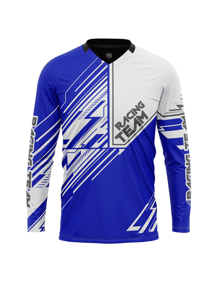Bluza tehnica Proride Wireframe HiViz Jersey pentru XC, Enduro & Downhill