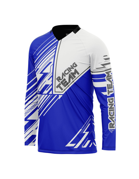 Bluza tehnica Proride Wireframe HiViz Jersey pentru XC, Enduro & Downhill