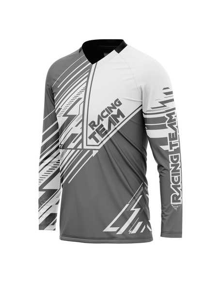 Bluza tehnica Proride Wireframe HiViz Jersey pentru XC, Enduro & Downhill