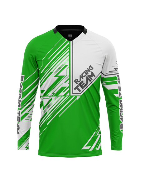 Bluza tehnica Proride Wireframe HiViz Jersey pentru XC, Enduro & Downhill