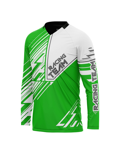 Bluza tehnica Proride Wireframe HiViz Jersey pentru XC, Enduro & Downhill