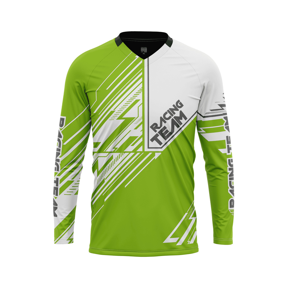 Bluza tehnica Proride Wireframe HiViz Jersey pentru XC, Enduro & Downhill