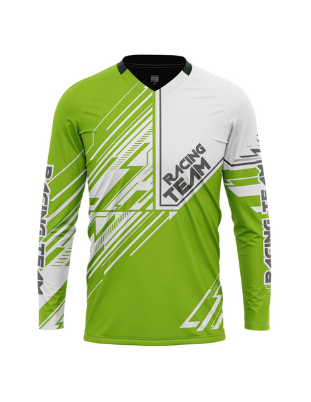 Bluza tehnica Proride Wireframe HiViz Jersey pentru XC, Enduro & Downhill