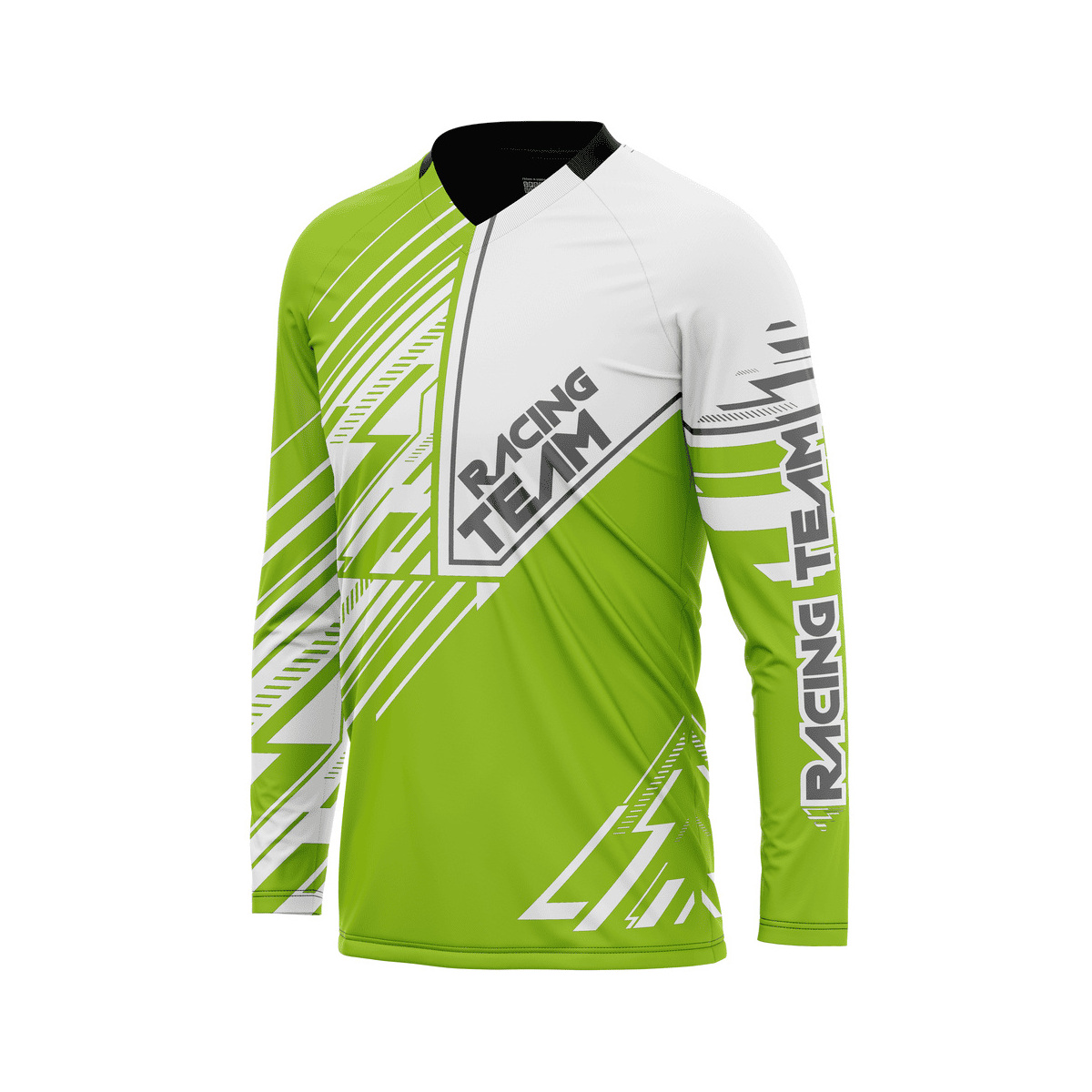 Bluza tehnica Proride Wireframe HiViz Jersey pentru XC, Enduro & Downhill