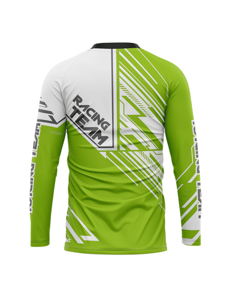 Bluza tehnica Proride Wireframe HiViz Jersey pentru XC, Enduro & Downhill