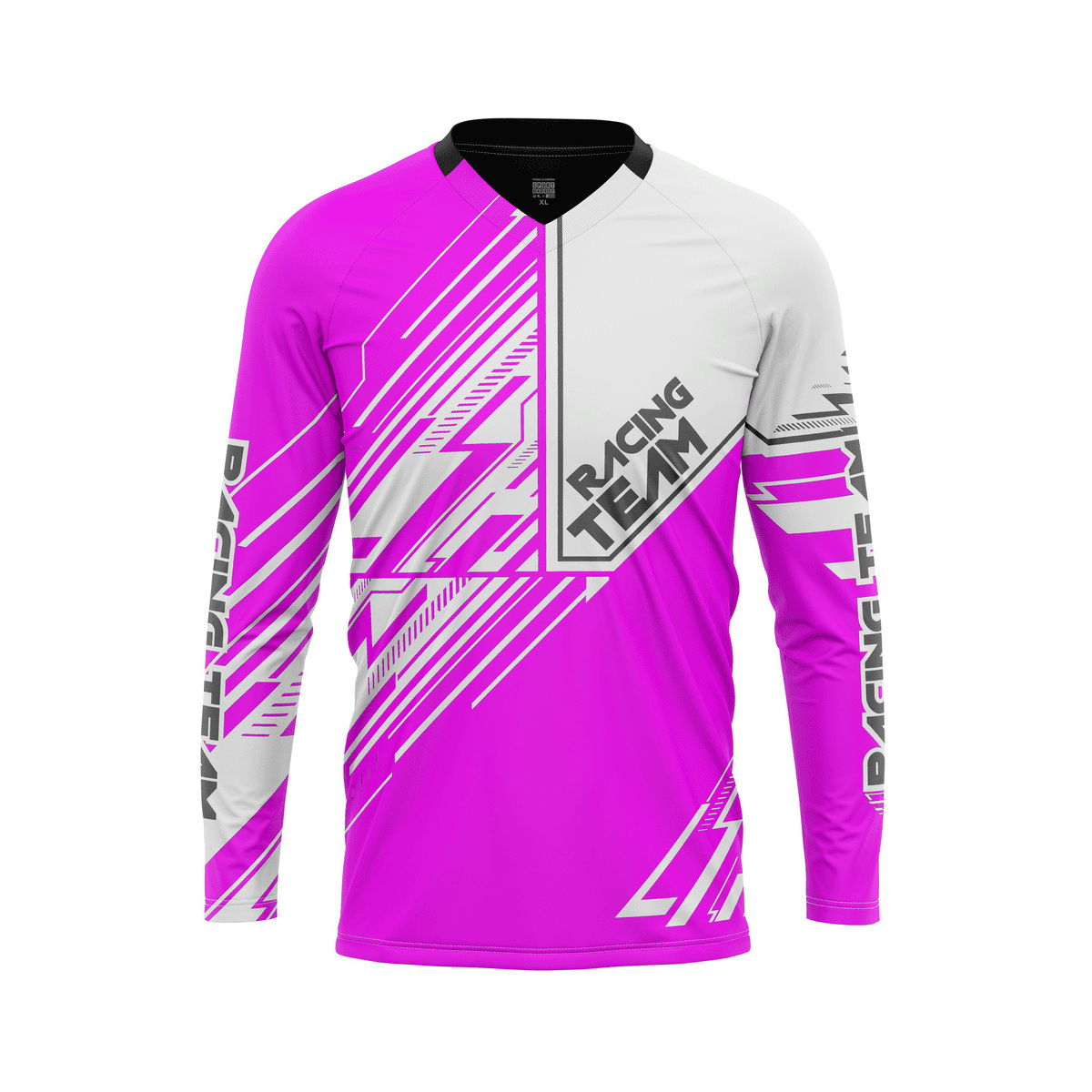 Bluza tehnica Proride Wireframe HiViz Jersey pentru XC, Enduro & Downhill