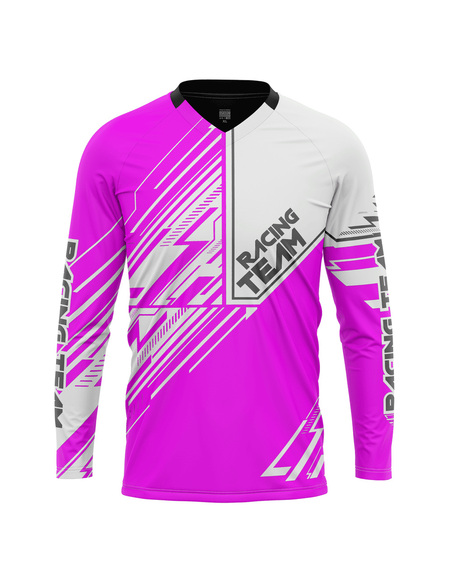 Bluza tehnica Proride Wireframe HiViz Jersey pentru XC, Enduro & Downhill
