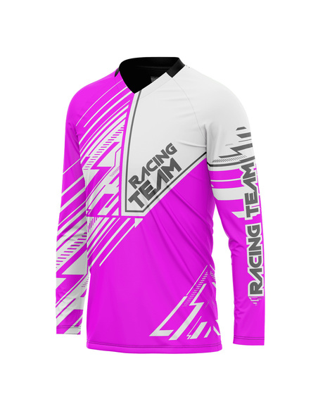 Bluza tehnica Proride Wireframe HiViz Jersey pentru XC, Enduro & Downhill