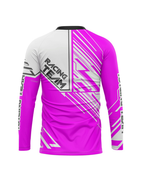 Bluza tehnica Proride Wireframe HiViz Jersey pentru XC, Enduro & Downhill